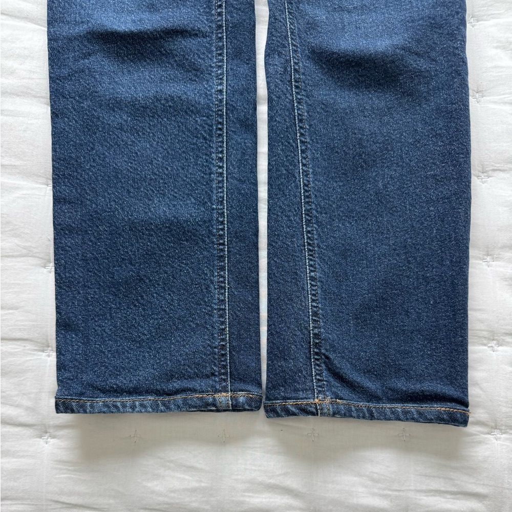 AGOLDE 24 High Rise Stovepipe Dark Wash Jeans Song - Picture 10 of 10